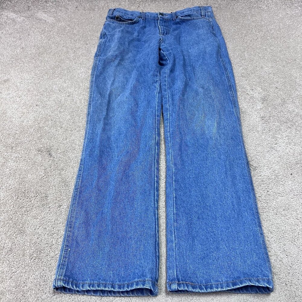 Mission Ridge Jeans Men’s Blue Straight Leg Pockets Size 34x32